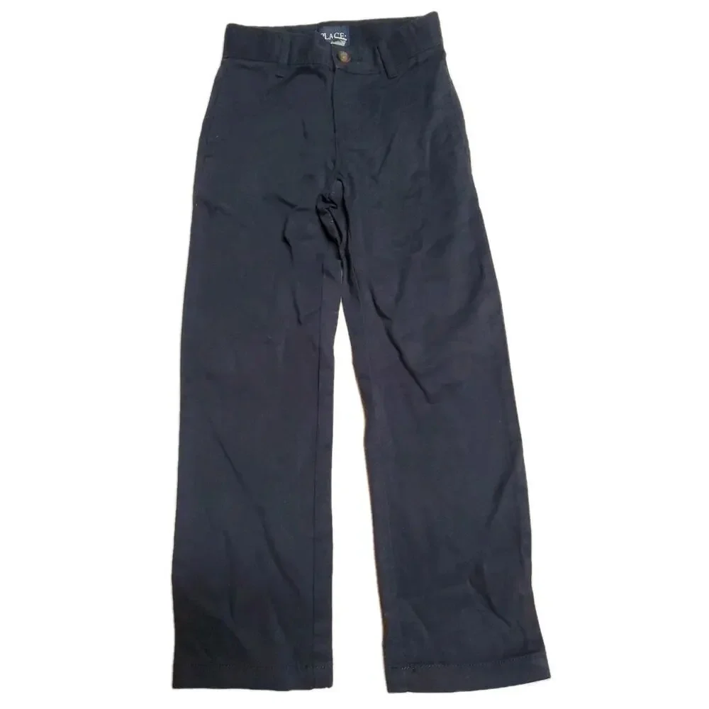 Children’s Place Navy Uniform Stretch Pants Unisex Size 6 School Wear